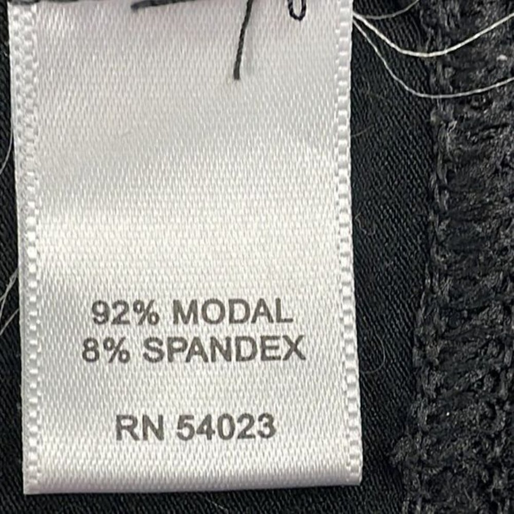 Banana Republic Black Modal Sleeveless V Neck Smocked Waist Dress Casual Sz L - Picture 8 of 9